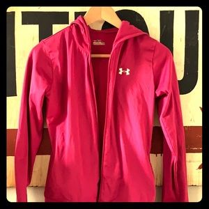 Under Armour pink girls hoodie